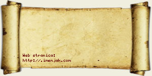 Jana Jovanović vizit kartica